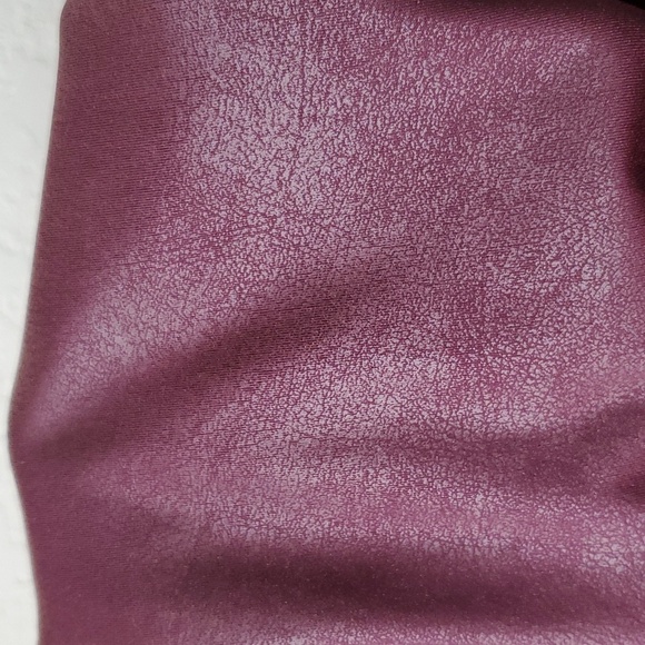 Women's Simply Vera Vera Wang High Rise Faux Leather Shaping Leggings 2X… - Picture 5 of 8